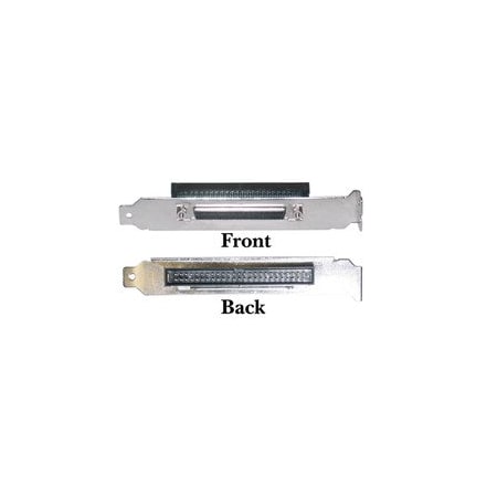 Cable Wholesale SCSI Computer Slot Adapter, Internal IDC 50 Male to External HPDB68 (Half Pitch DB68) Female 31P2-32300